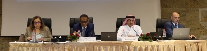 اللجنة الدائمة للشؤون الإدارية المالية القانونية بالاتحاد تعقد اجتماعها الخامس والثمانين وتنتخب رئيسها ونائبيه