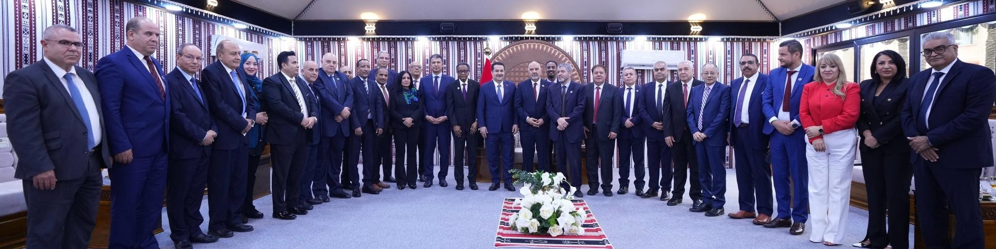 تتويجا لمؤتمر الإعلام العربي رئيس مجلس الوزراء العراقي يستقبل مجموعة من الإعلاميين العرب المشاركين في المؤتمر